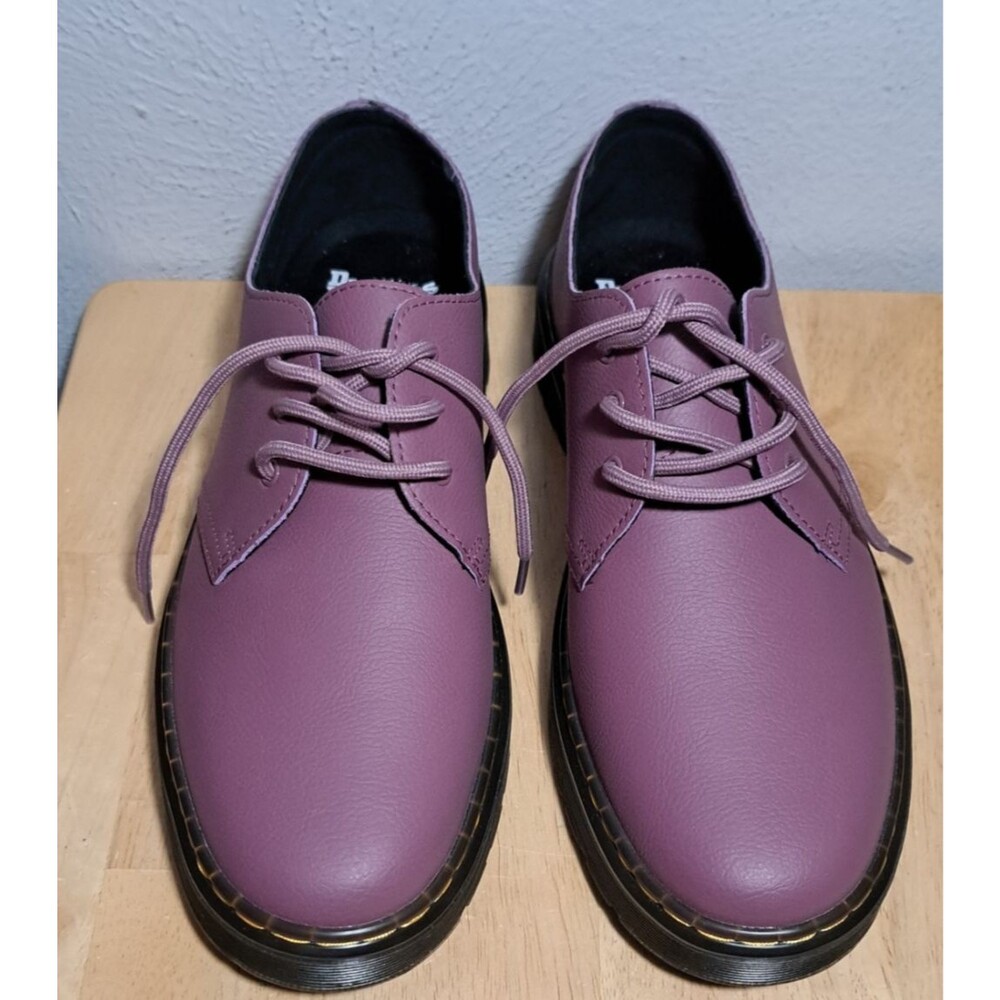 Dr Martens Women's 11L Men's 10M Oxford Purple Zavala Lo Platform Shoes Leather